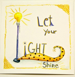 let-your-light-shine, image by artist Michelle Verbeeck 